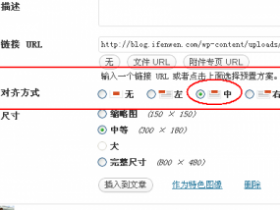 关于 WordPress 插入的图片居中问题